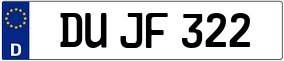 Truck License Plate